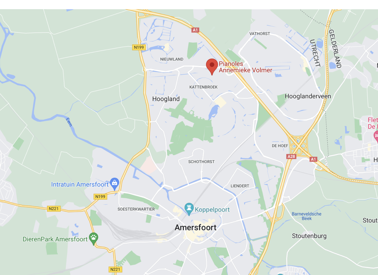 locatie pianoles Annemieke Volmer Amersfoort